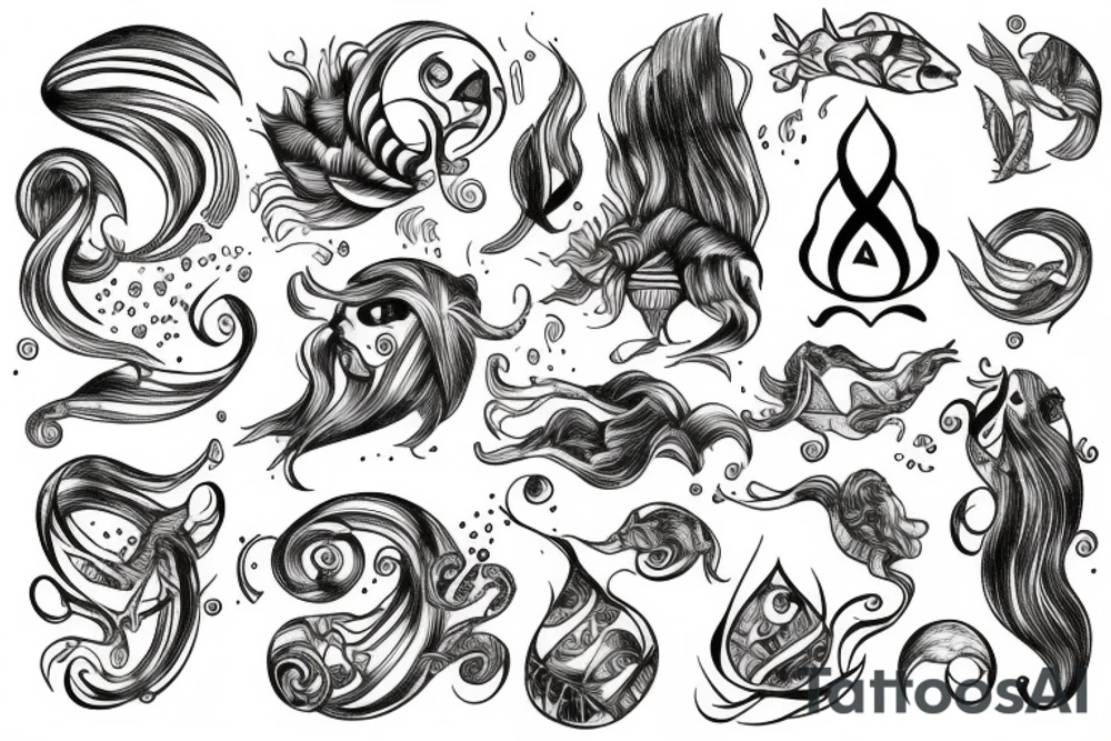 Aquarius tattoo idea