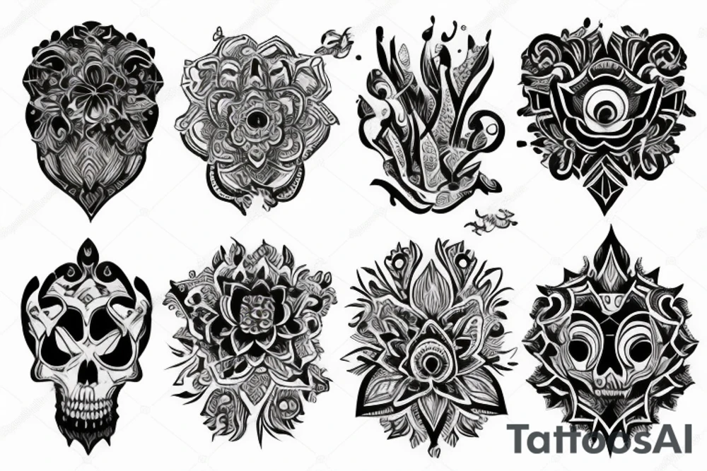 good tatoo for a neck tattoo idea