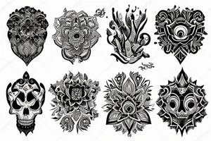 good tatoo for a neck tattoo idea