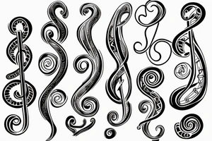 treble clef tattoo idea