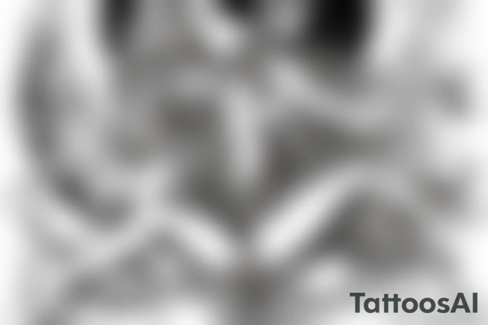Fairy sitting on a moon tattoo idea