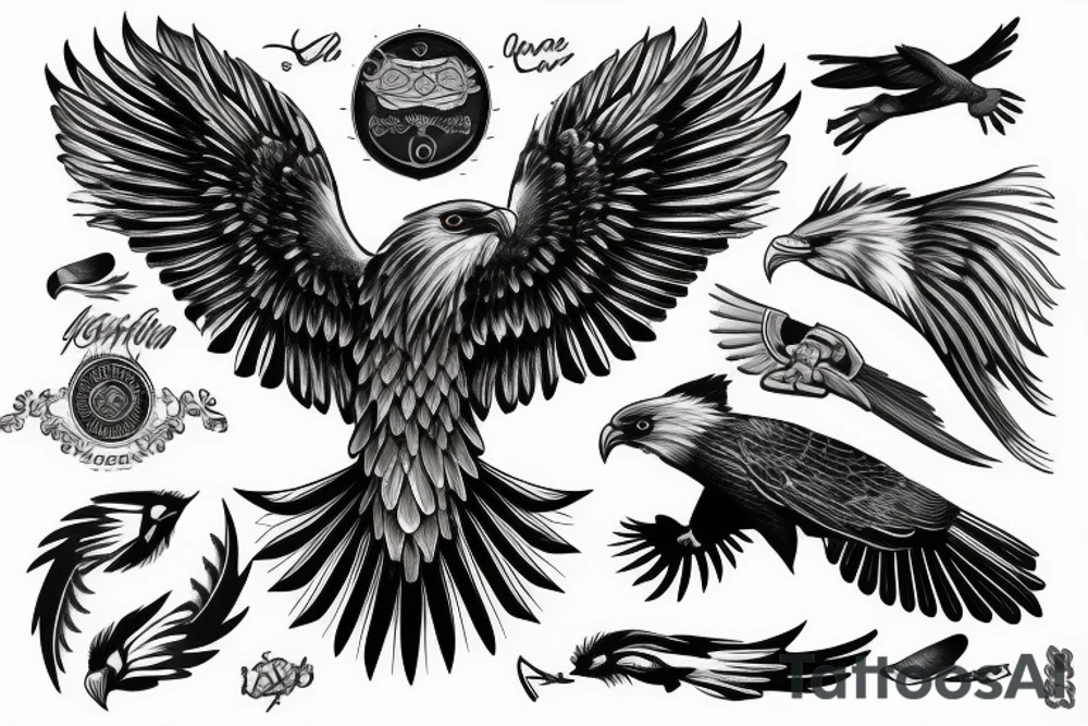 Albanian Eagle tattoo idea