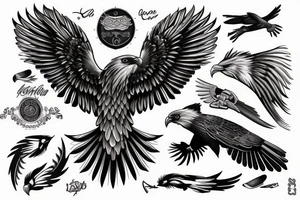Albanian Eagle tattoo idea