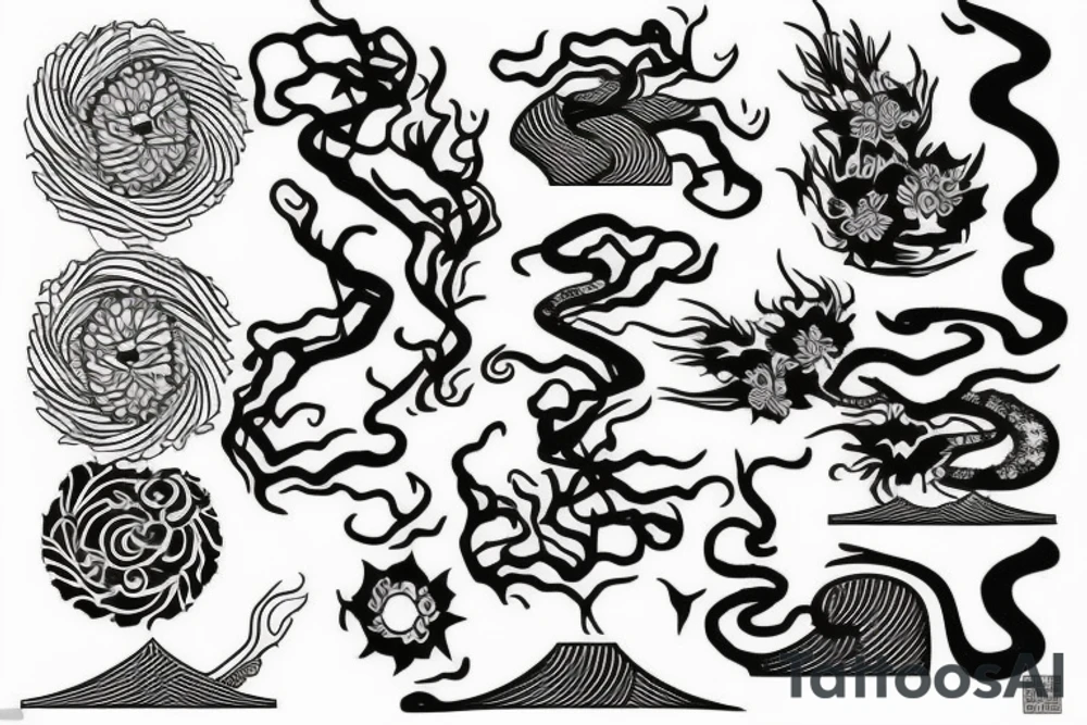 zen garden tattoo idea