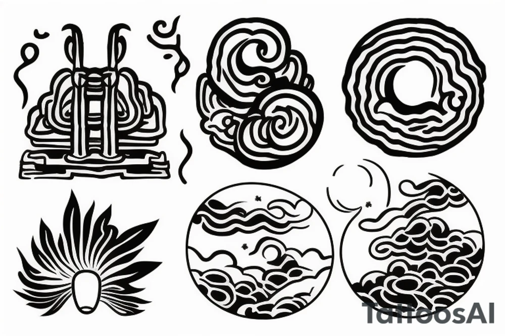 zen garden tattoo idea