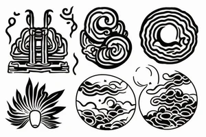 zen garden tattoo idea