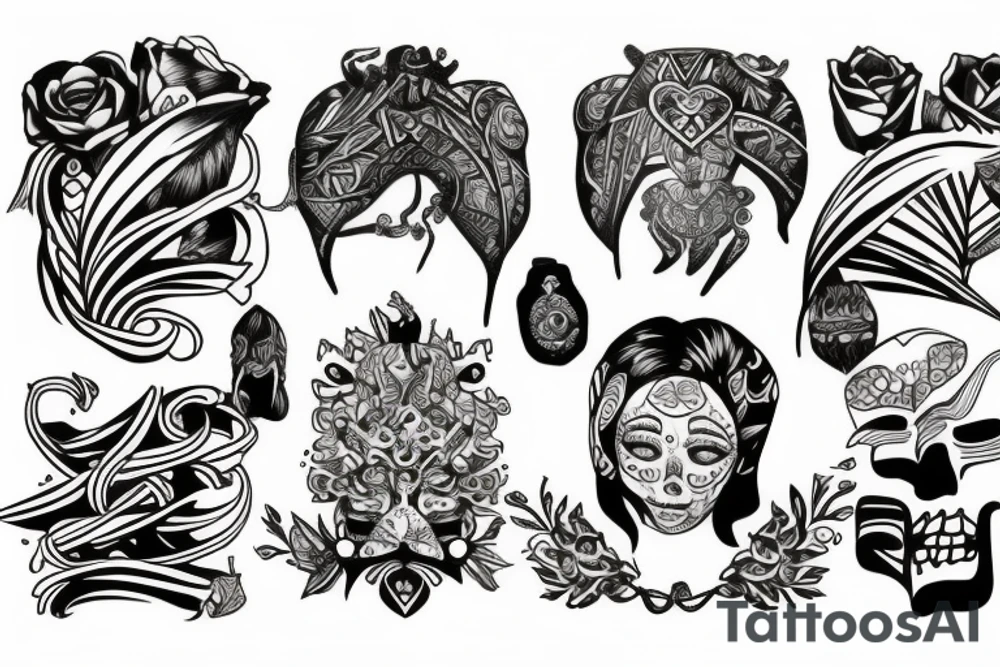 Lily of the Incas tattoo idea