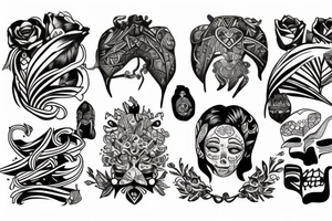 Lily of the Incas tattoo idea