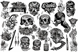 The name Krank tattoo idea