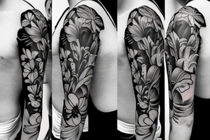 Peruvian lily tattoo idea