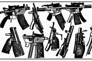 Ak47 soldier tattoo idea