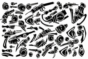 Ak47 tattoo idea