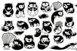 Beaver tattoo idea
