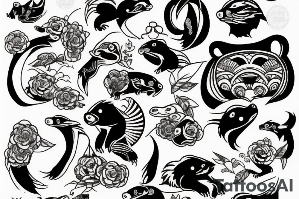 Beaver tattoo idea