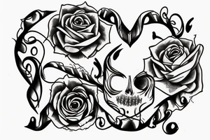 Dim candle representing the end of a life tattoo idea
