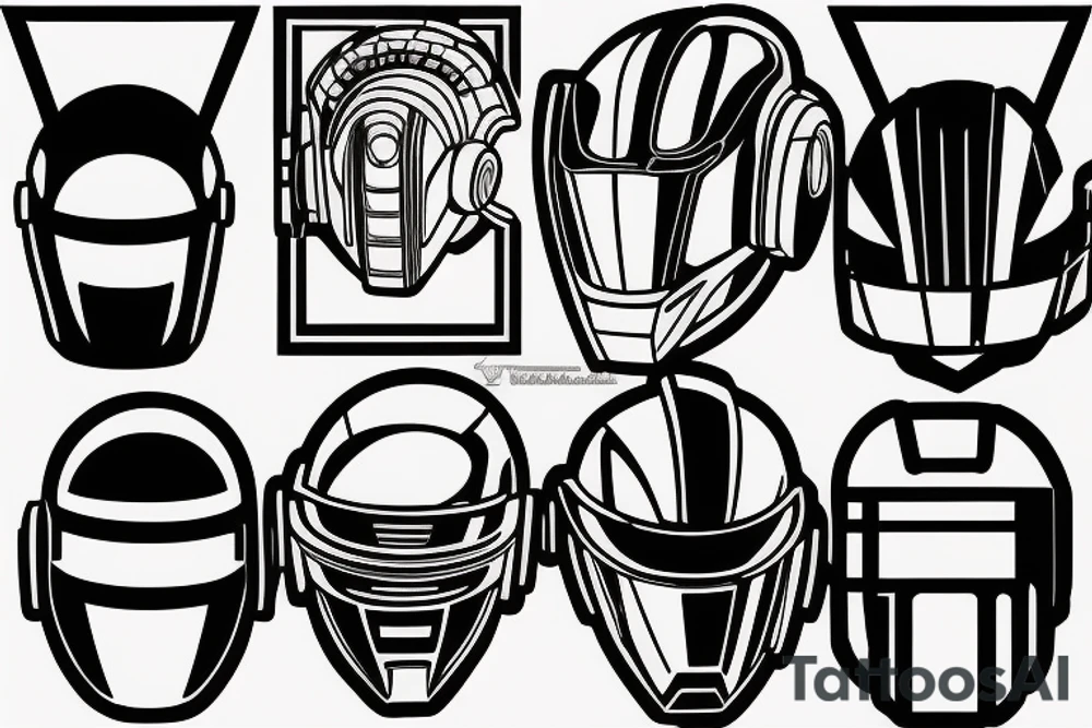 daft punk tattoo idea