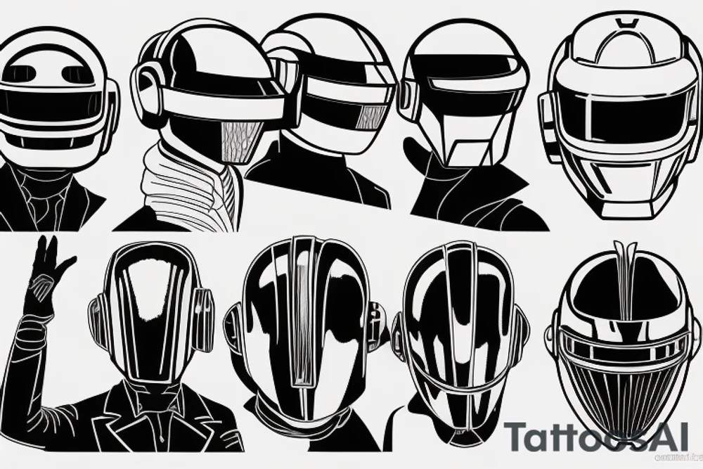 daft punk tattoo idea