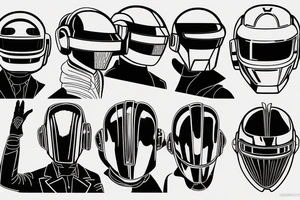 daft punk tattoo idea