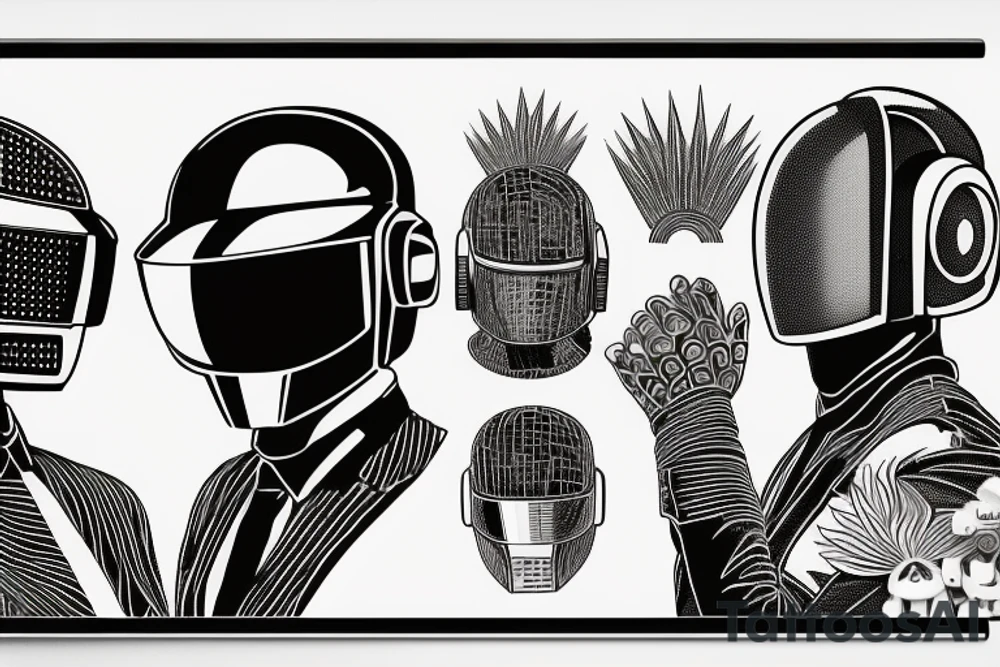 daft punk tattoo idea