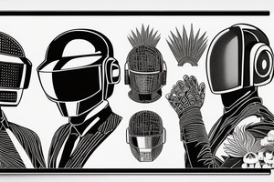 daft punk tattoo idea