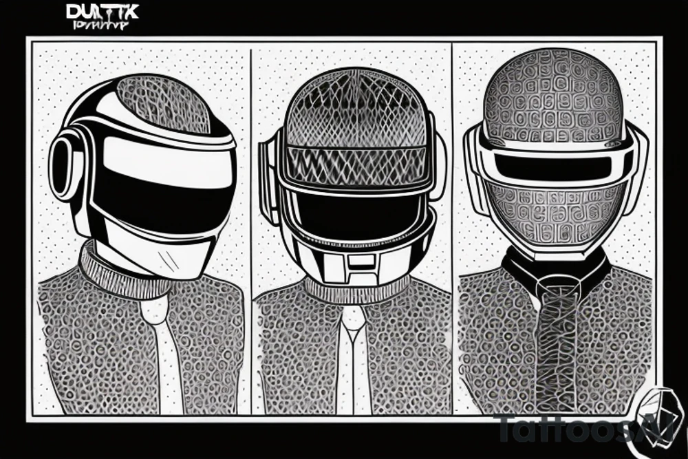 daft punk tattoo idea