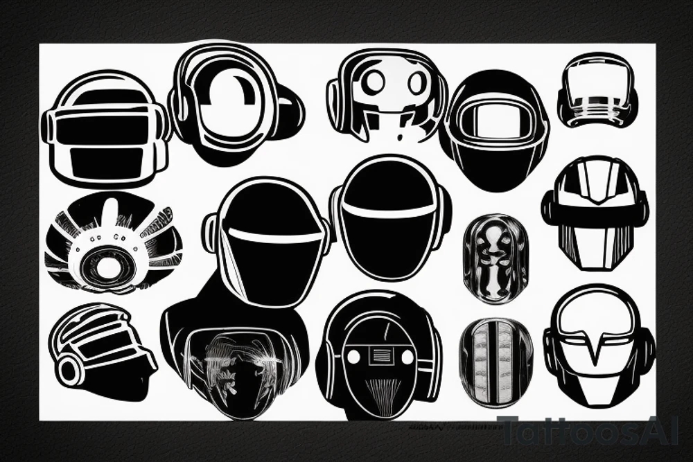 daft punk tattoo idea