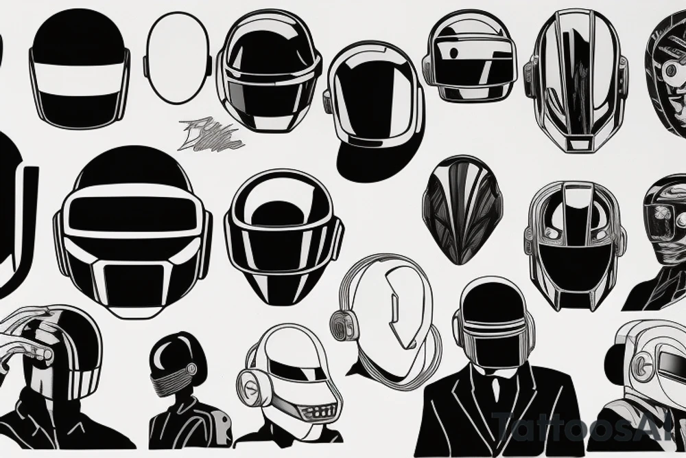 daft punk tattoo idea