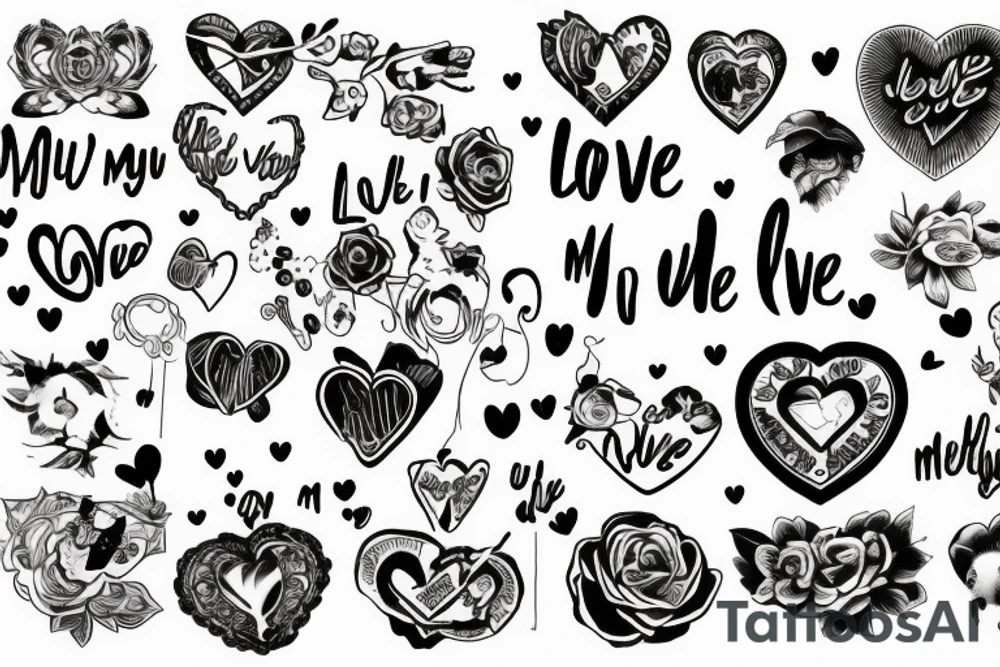 let my love be heard tattoo idea