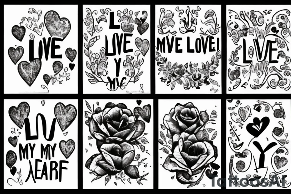 let my love be heard tattoo idea