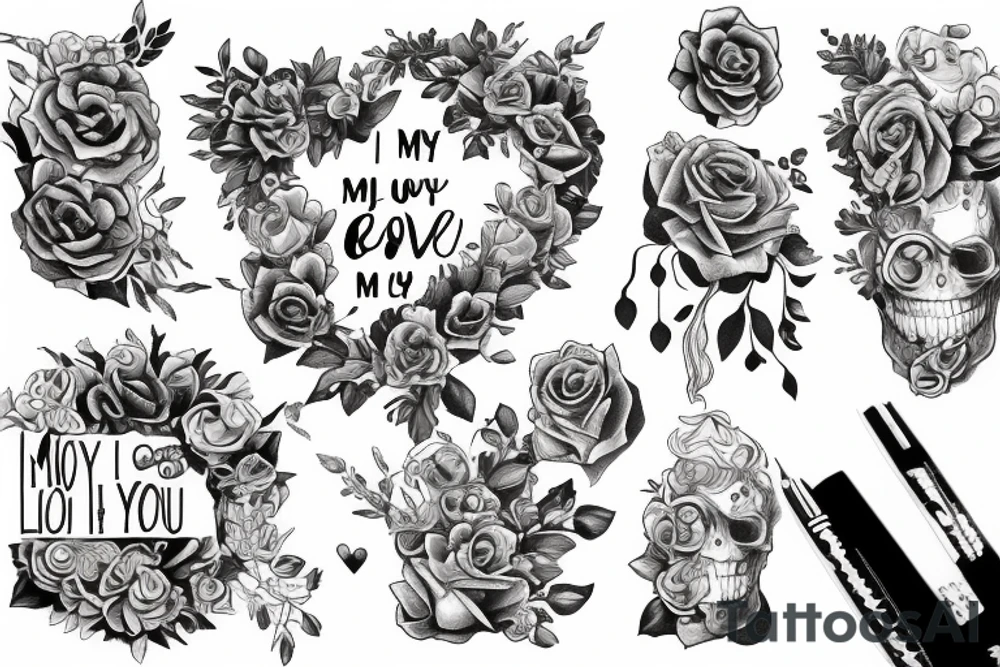 let my love be heard tattoo idea