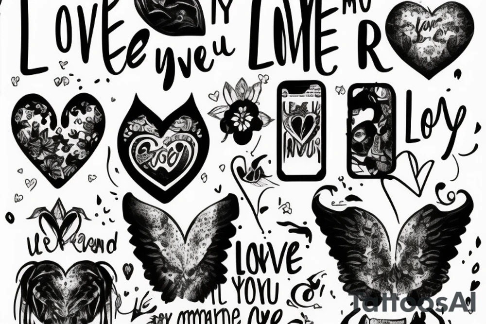 let my love be heard tattoo idea
