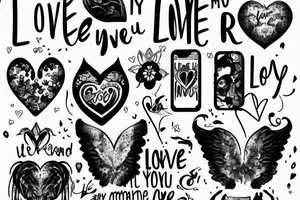 let my love be heard tattoo idea