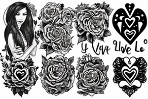 "let my love be heard" tattoo idea