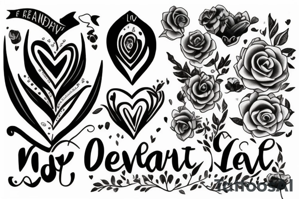 "let my love be heard" tattoo idea