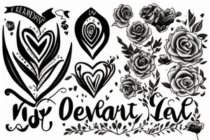 "let my love be heard" tattoo idea