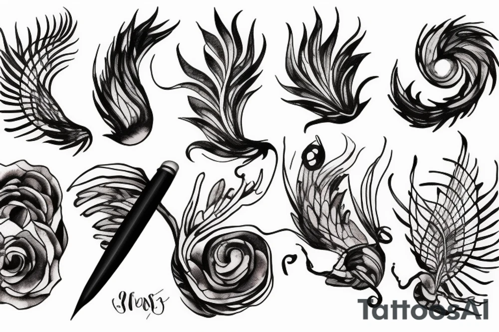 wind tattoo idea