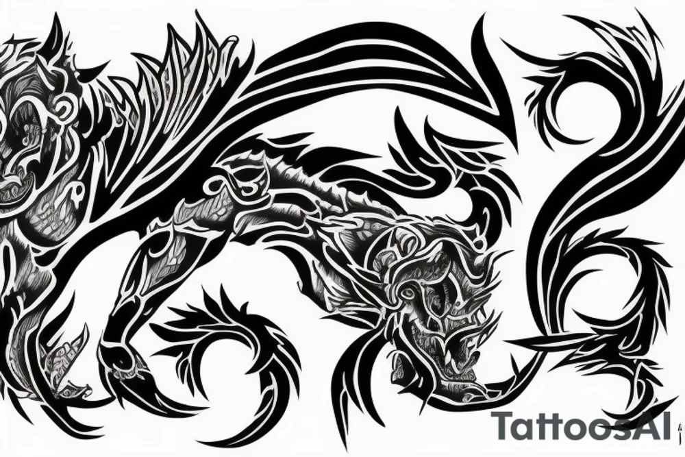 chimera tattoo idea