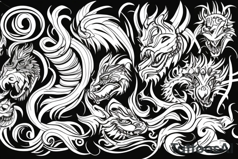 chimera tattoo idea