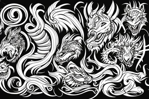 chimera tattoo idea