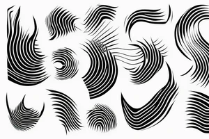 sound wave tattoo idea