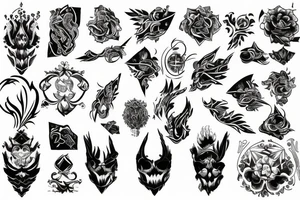 Power and finesse tattoo idea