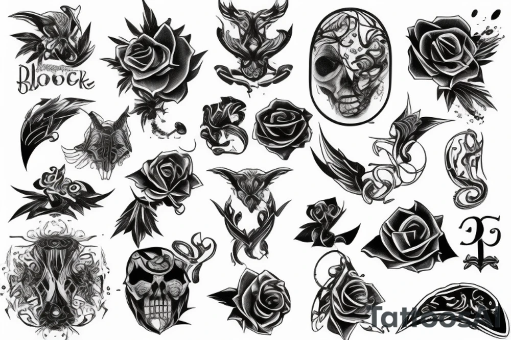 Power and finesse tattoo idea