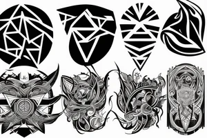 Power and finesse tattoo idea