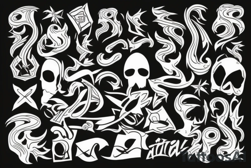 Power and finesse tattoo idea