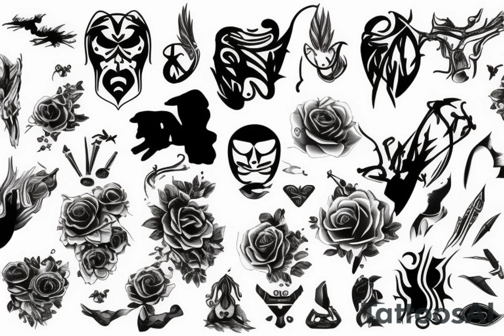 Power and finesse tattoo idea
