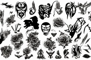 Power and finesse tattoo idea