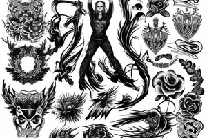 Power and finesse tattoo idea