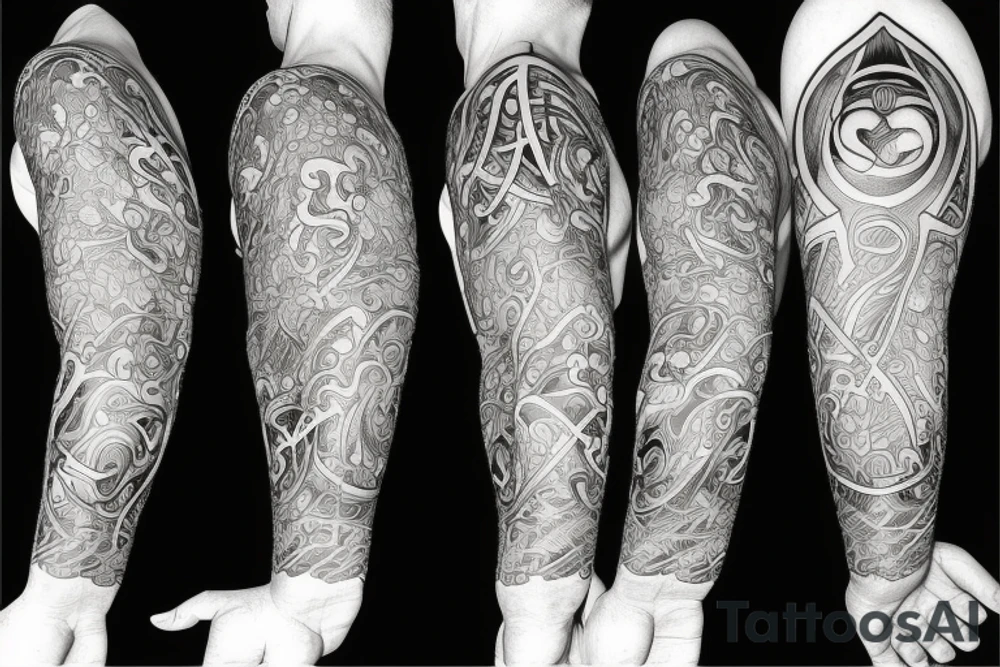Power and finesse tattoo idea