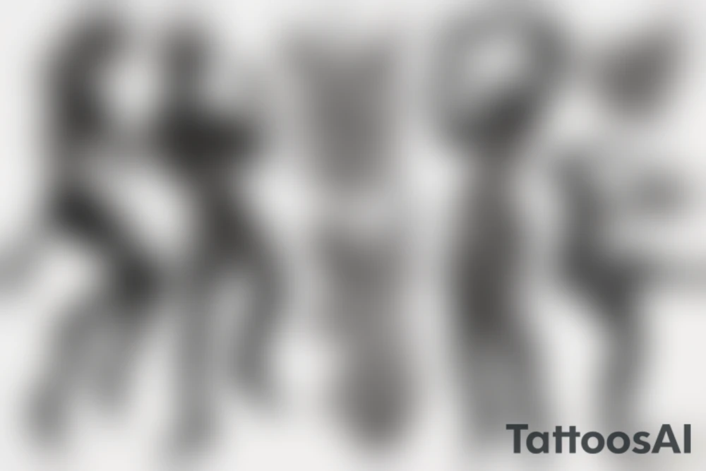 Love, sensual, dance, happiness, future, couple tattoo idea