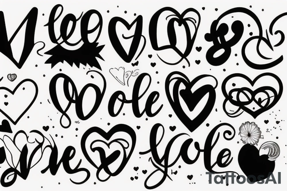 Love, sensual, happiness, future, couple tattoo idea
